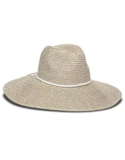 Harper Fedora By Nikki Beach - White Tweed