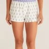 Hazy Foulard Short By Z Supply - Bone -Chic Mode Shop HazyFoulardShortBone1