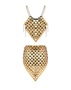 Heart Obsession Set By Santa Brands - Golden Gold -Chic Mode Shop HeartObsessionSetGold 7