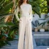 Jayda Wide Leg Pant By Summer Haus - Beige -Chic Mode Shop ISLASWEATERGOLD.JAYDAPANTTAUP 2