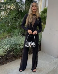 Izzie Jumpsuit - Black -Chic Mode Shop IZZIE JUMPSUIT BLACK JADE 3