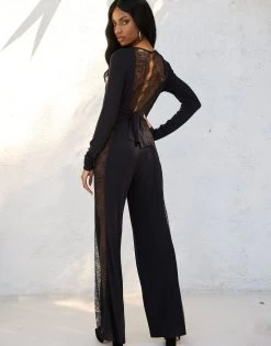 Izzie Jumpsuit - Black -Chic Mode Shop IZZIE JUMPSUIT BLCK 7