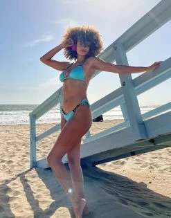 Mila Triangle Top - Sky Blue 23 Mila Triangle Top - Sky Blue -Chic Mode Shop JADE MILATRITOP MILATIESIDE SKYB 2