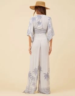 Cabo Palm Pant By Surf Gypsy - Palm