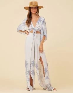 Cabo Palm Pant By Surf Gypsy - Palm -Chic Mode Shop JM11139CABOTIEFRNTTOPJM11140CABOPANT 2 5aafc15e f572 4870 ae1b 649017b37183