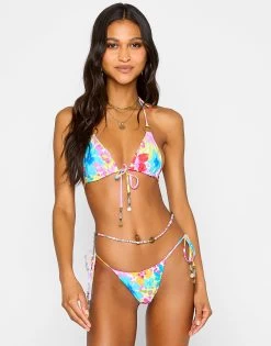 Josie Triangle Top - Jungle Floral