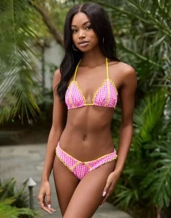 Karissa Triangle Top - Pink