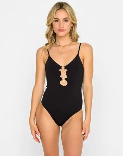 Katrina Full One Piece - Black