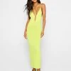 Kenna Strappy Maxi Dress By Summer Haus - Lime -Chic Mode Shop KENNA STRAPPY MAXI DRESS SUMMER HAUS LIME1