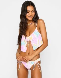 Keoni Crop Top - Sweet Femme Floral -Chic Mode Shop KEONI CROP TOP KEONI FULL BOTTOM SWFF 2