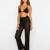 Krista Crochet Pants By Summer Haus - Black -Chic Mode Shop KRISTAPANT.BLCK .1