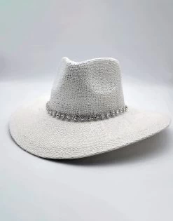 Krystal Hat Beach By Nikki Beach - White
