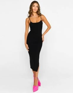 Lady In Red Dress By Summer Haus - Black