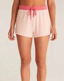 Lover Heart Short By Z Supply - Pink Candy
