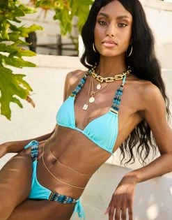 Mila Triangle Top - Sky Blue