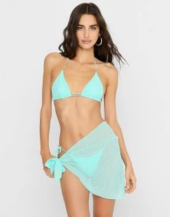 Macie Pareo - Aqua -Chic Mode Shop MORGANTRITOP STEVIETIESIDETANGOBOTTOM AQUA MACIEPAREO AQUA 2