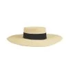 Madeline Hat By Florabella - Natural/Black -Chic Mode Shop Madeline 01483063 95c3 4584 a98e d75722ec821e