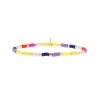Mini Heishi Stretch Bracelet By Marlyn Schiff - Rainbow Multi -Chic Mode Shop MiniHeishiStretchBraceletRainbowMulti