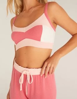 Mix Color Tank Bra By Z Supply - Pink Candy -Chic Mode Shop MixColorTankBra4 4156e2f9 b537 42c3 8c4e 49b449154ced