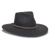 Monte Carlo Rancher Hat By Nikki Beach - Black -Chic Mode Shop Monte Carlo Black