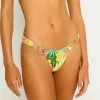 Nadia Skimpy Bottom - Yellow Jungle Floral -Chic Mode Shop NADIASKIMPYBOTTOM JUNG 1