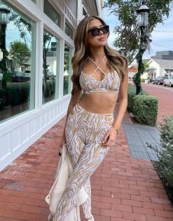 Adonia Sports Bra - Wood -Chic Mode Shop NATALIE BUSH ADONIA SPORTS BRA ELIA LEGGING WOOD 8