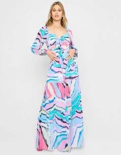 Out Of The Ordinary Jumpsuit By Summer Haus - Blue Multi