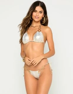 Kinsley Tie Side Bottom - White Snake 8 Kinsley Tie Side Bottom - White Snake -Chic Mode Shop Paisley Kinsley WhiteSnake 1