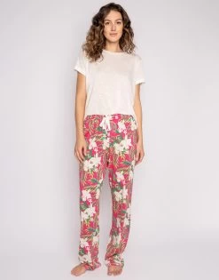 Playful Prints Pant By P.J. Salvage - Fuschia