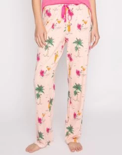 Playful Prints Pant By P.J. Salvage - Pink Dream -Chic Mode Shop PlayfulPrintsPantPinkDream1