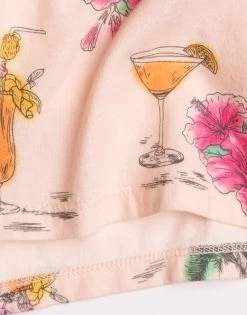 Playful Prints Pant By P.J. Salvage - Pink Dream -Chic Mode Shop PlayfulPrintsPantPinkDream6