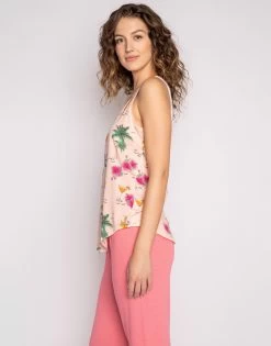 Playful Prints Tank By P.J. Salvage - Pink Dream 15 Playful Prints Tank By P.J. Salvage - Pink Dream -Chic Mode Shop PlayfulPrintsTankPinkDream5