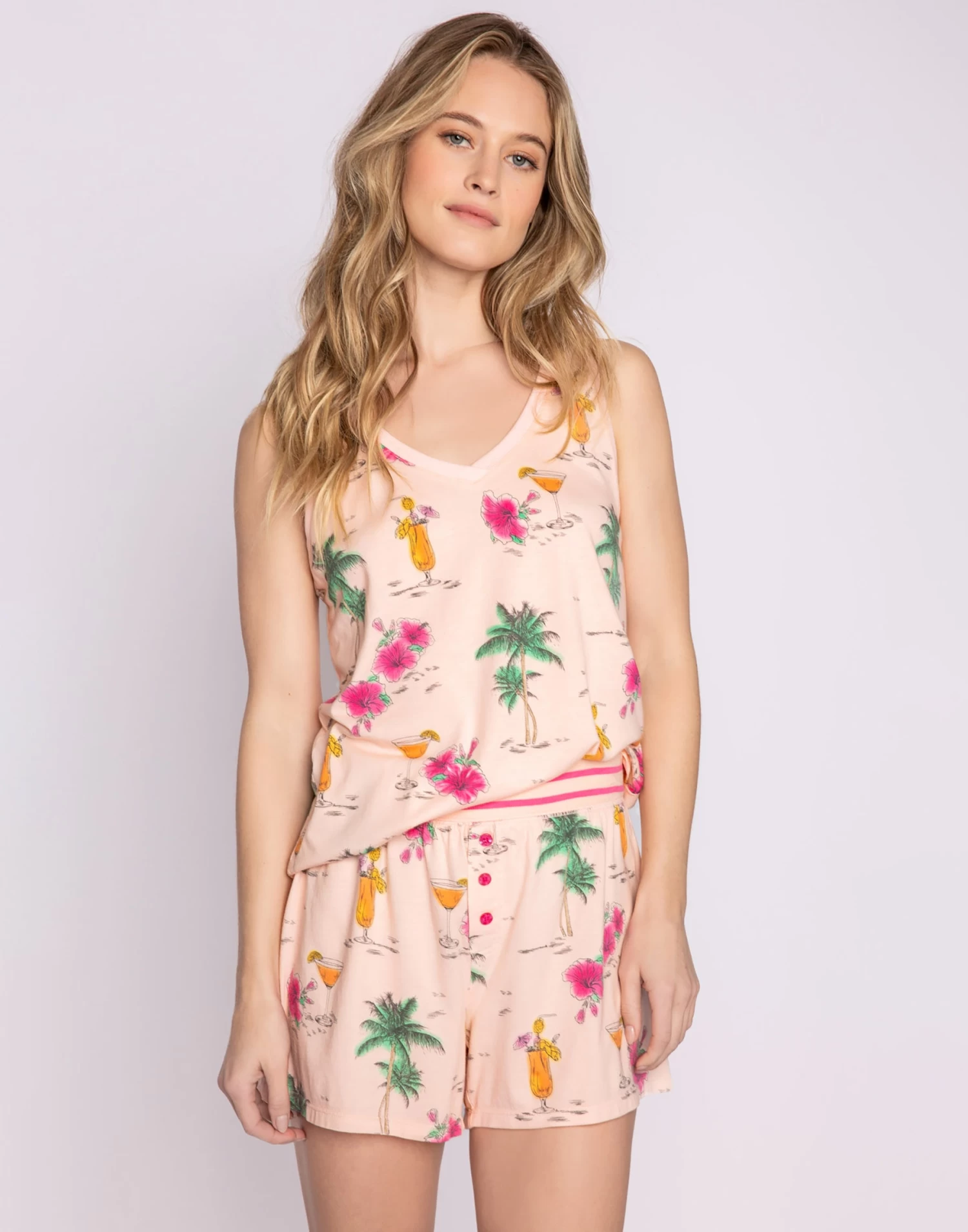 Playful Prints Tank By P.J. Salvage - Pink Dream 9 Playful Prints Tank By P.J. Salvage - Pink Dream - Image 7