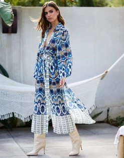 Reign Maxi Dress By Summer Haus - Blue -Chic Mode Shop REIGNMAXIBLUE 5