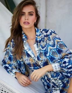 Reign Maxi Dress By Summer Haus - Blue -Chic Mode Shop REIGNMAXIBLUE 9