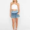 Riley Crop Top By Summer Haus - White -Chic Mode Shop RILEYCROP.WHTE .1
