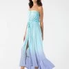 Ryden Maxi Dress By Tiare Hawaii - Aqua Lavender Ombre -Chic Mode Shop RYDENMAXAquaLavenderOmbre 2
