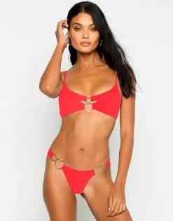 Nadia Love Skimpy Bottom - Red -Chic Mode Shop RecolorNew1