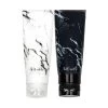 Refillable Silicone Bottle 2pc Set - Black/White Marble -Chic Mode Shop RefillableSiliconeBottle2PCSet Black WhiteMarble2