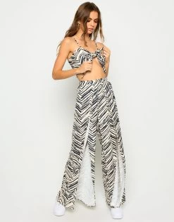 Ramsey Pant - Black/Cream