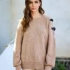 Santana Sweater By Summer Haus - Taupe 2 Santana Sweater By Summer Haus - Taupe -Chic Mode Shop SANTANASWEATERTAUP 1