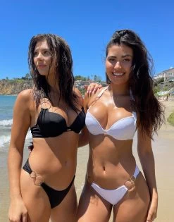 Lisa Push Up Top - New White 9 Lisa Push Up Top - New White -Chic Mode Shop SHELBY BAY LISA PUSH UP NADIA FULL BOTTOM BLCK FLORENCE MUELLER LISA PUSH UP NADIA FULL BOTTOM WHTE 3