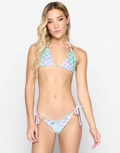 Siren Song Triangle Top - Blue/White -Chic Mode Shop SIREN SONG TRIANGLE TOP SIREN SONG TIE SIDE BOTTOM BUWH 1 12476dfd e3dc 4902 a5b7 409b749f37c0