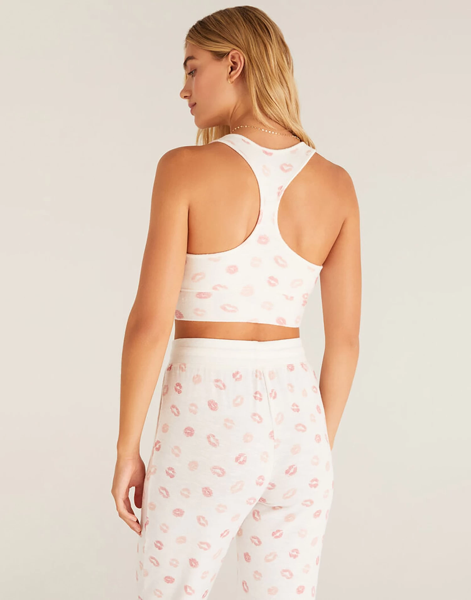 Sia Lip Tank Bra By Z Supply - Bone 5 Sia Lip Tank Bra By Z Supply - Bone - Image 3