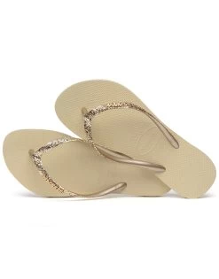 Slim Glitter II Sandal By Havaianas - Sand Grey -Chic Mode Shop SlimGlitterIISandalSandGrey4