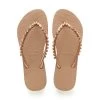 Slim Rock Mesh Sandal By Havaianas - Rose Gold 1 Slim Rock Mesh Sandal By Havaianas - Rose Gold -Chic Mode Shop SlimRockMeshSandalRoseGold
