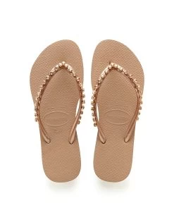 Slim Rock Mesh Sandal By Havaianas - Rose Gold
