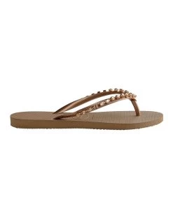 Slim Rock Mesh Sandal By Havaianas - Rose Gold -Chic Mode Shop SlimRockMeshSandalRoseGold3