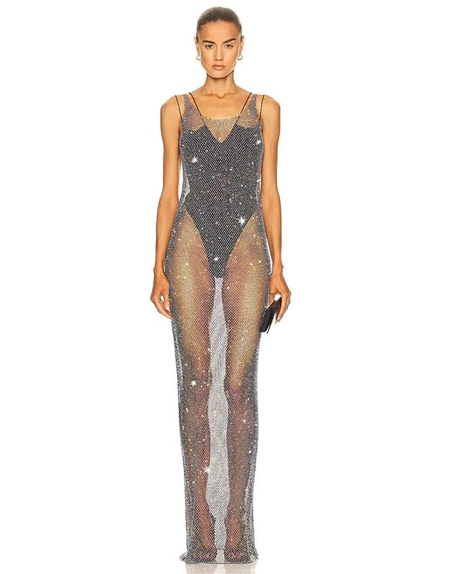 Sydney Maxi Dress By Santa Brands - Dark Blueberry 3 Sydney Maxi Dress By Santa Brands - Dark Blueberry