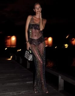 Sydney Maxi Dress By Santa Brands - Dark Blueberry 16 Sydney Maxi Dress By Santa Brands - Dark Blueberry -Chic Mode Shop SydneyMaxiDressDarkBlueberry 6